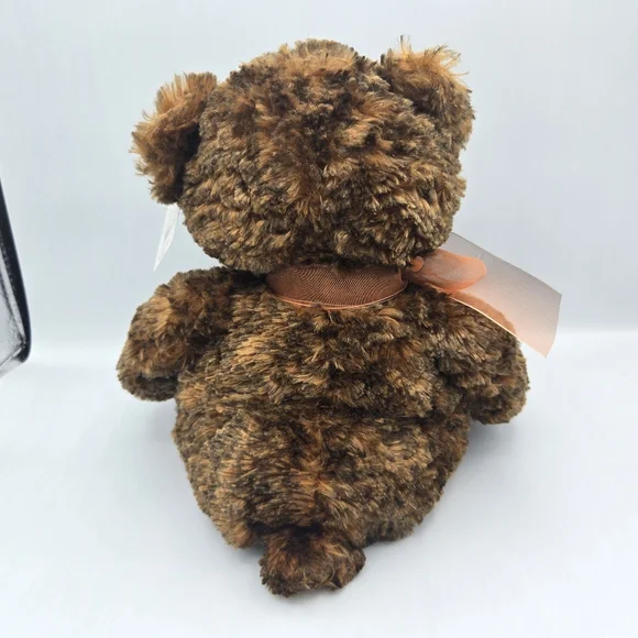 Gund Very Soft Cuddly 12.5” Teddy Bear BENSON Plush Stuffed Animal W/ Bow & Tags - Picture 8 of 13